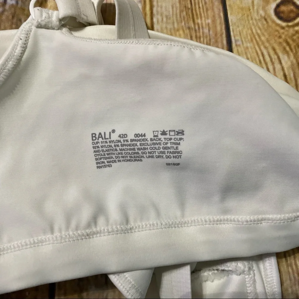 Bali White Classic Double Support Wirefree Bra Style DF0044